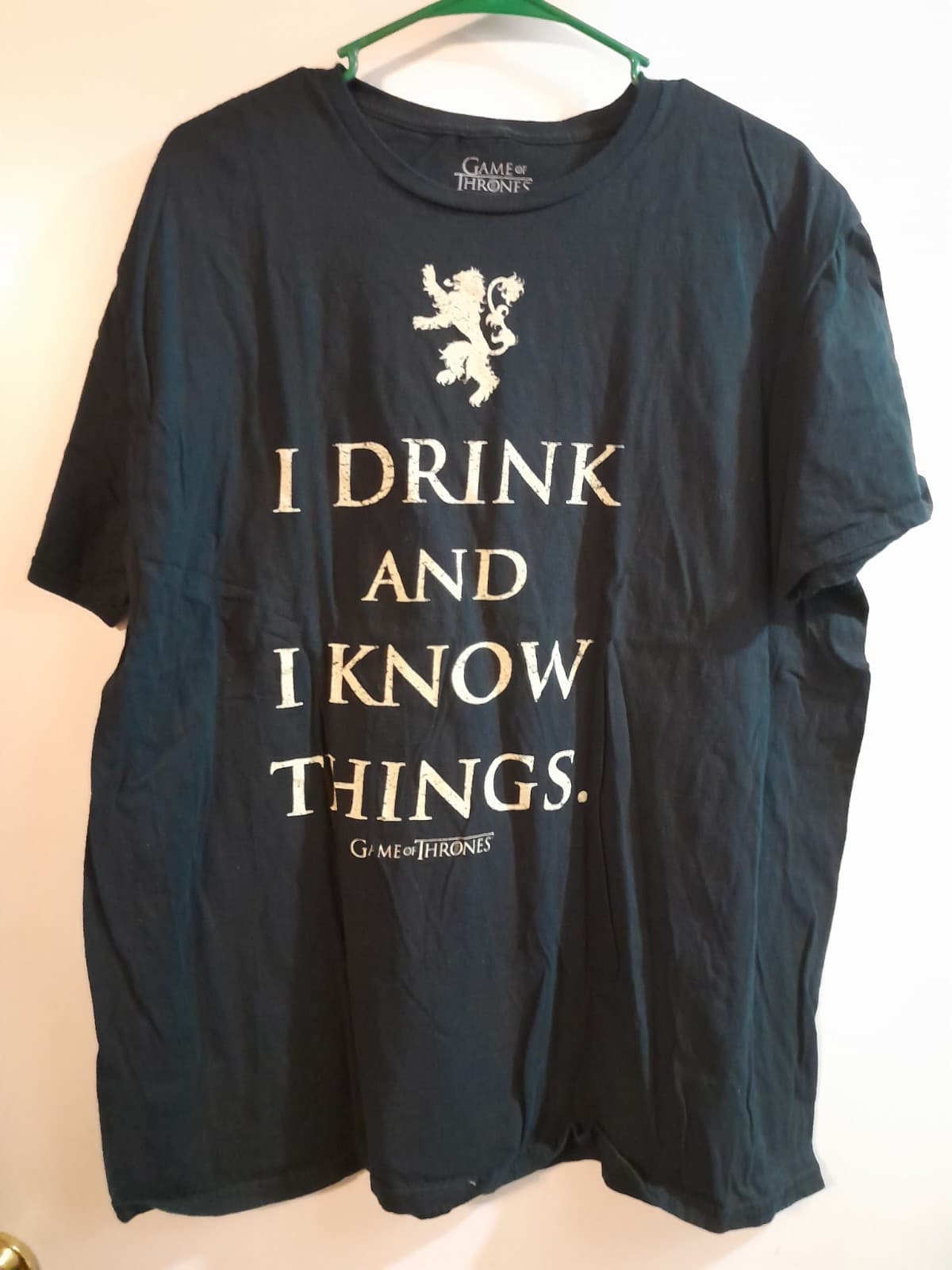 Game of Thrones XL Shirt + Journal Bundle “I Drink & I Know Things” Tyrion Gift - Thumbnail 3