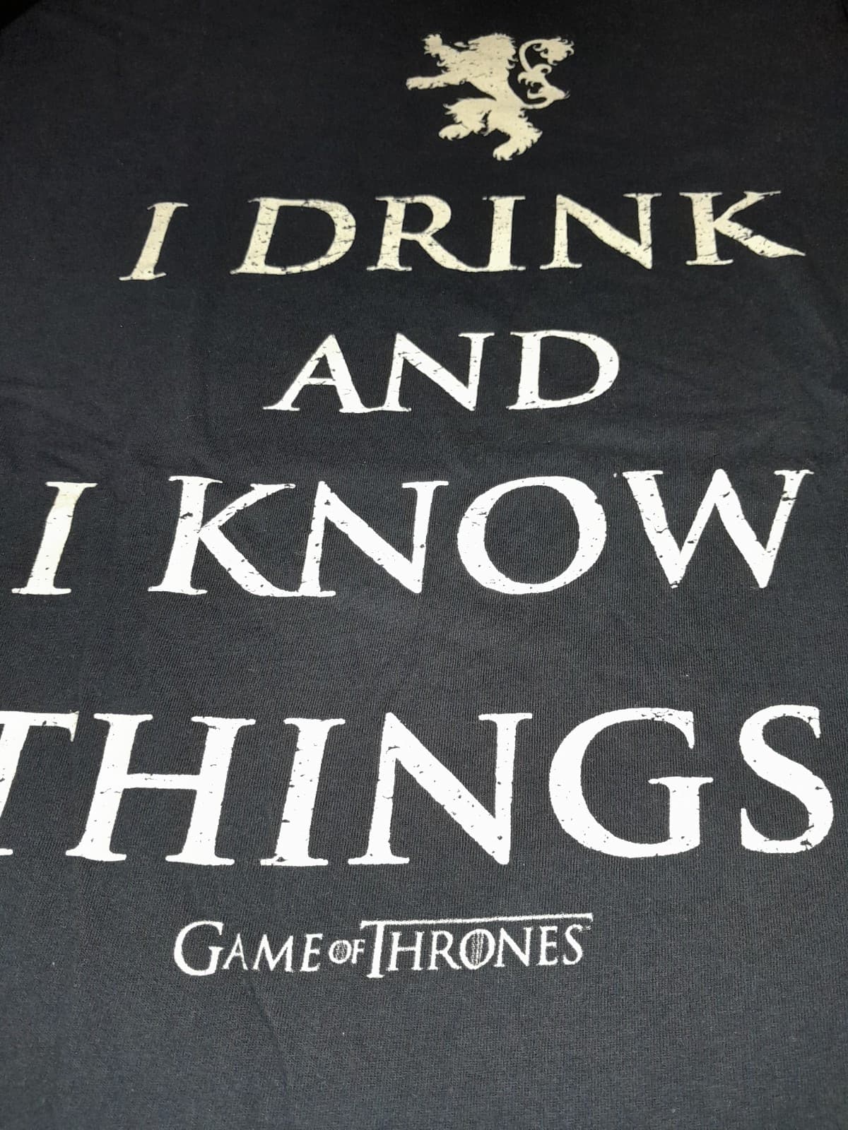 Game of Thrones XL Shirt + Journal Bundle “I Drink & I Know Things” Tyrion Gift - Thumbnail 8