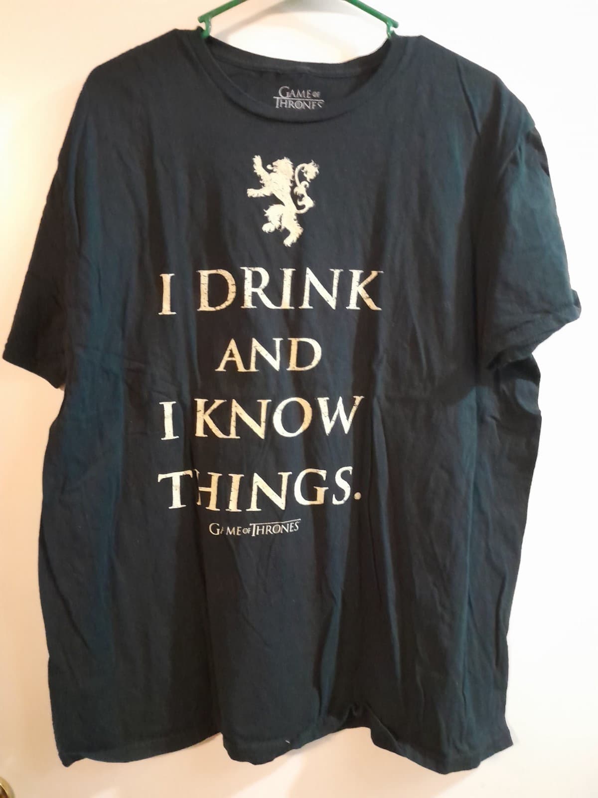Game of Thrones XL Shirt + Journal Bundle “I Drink & I Know Things” Tyrion Gift - Thumbnail 4