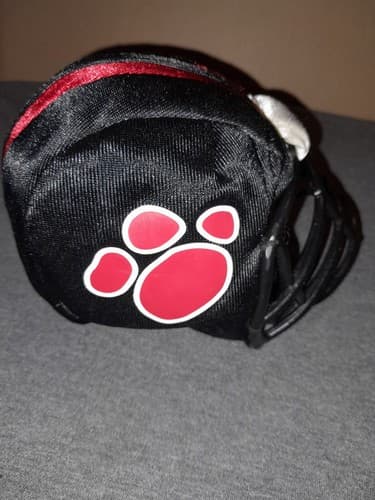 2 Pieces A Build A Bear Football Helmet & Jersey BABW Fits 16” Bear Black & Red - Thumbnail 3
