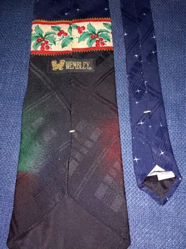 Santa Claus Tie Christmas St Nick Wembly WPL 4075 Made In The USA - Thumbnail 3