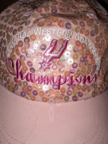 San Antonio Spurs NBA Western Conference Champions Cap Hat Sequence Adjustable - Image 1