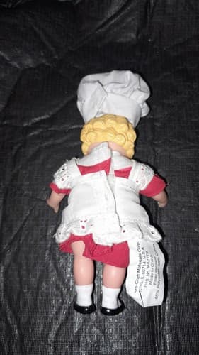Vintage 1995 Embroidered Fibre-Craft Campbell Soup Kid Collector 5" Doll - Thumbnail 3