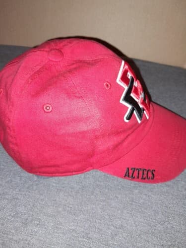 SDSU San Diego State University Aztecs Hat Red Strapback Russell Big "SD" - Thumbnail 7