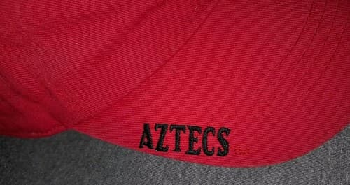 SDSU San Diego State University Aztecs Hat Red Strapback Russell Big "SD" - Thumbnail 2