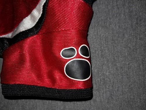 2 Pieces A Build A Bear Football Helmet & Jersey BABW Fits 16” Bear Black & Red - Thumbnail 6