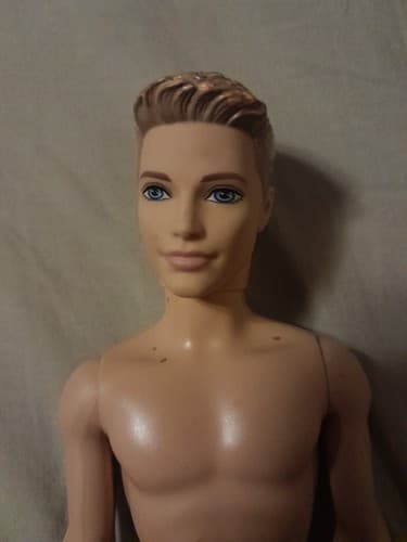 2012 Mattel Barbie Ken Fashionista Doll molded Hair - Image 1
