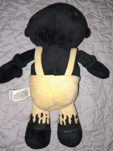 PhatMojo Bendy and the Ink Machine Collectible Plush Yellow Black 10.5" - Thumbnail 4