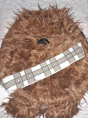 Chewbacca Star Wars Backpack Book Bag Furry Zipper Tagged Genuine Lucas Film LTD - Thumbnail 4