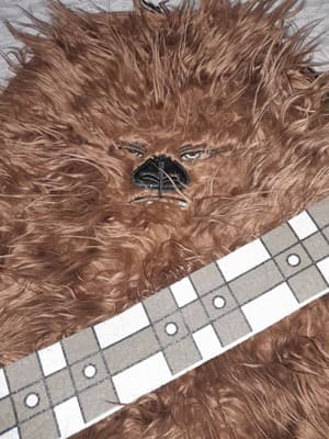 Chewbacca Star Wars Backpack Book Bag Furry Zipper Tagged Genuine Lucas Film LTD - Thumbnail 6