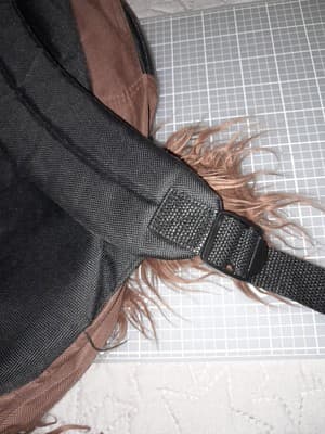 Chewbacca Star Wars Backpack Book Bag Furry Zipper Tagged Genuine Lucas Film LTD - Thumbnail 10