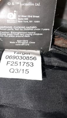Chewbacca Star Wars Backpack Book Bag Furry Zipper Tagged Genuine Lucas Film LTD - Thumbnail 13