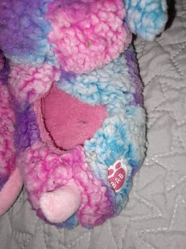 Girls' Build A Bear Workshop Llama Confetti Slippers Children Size Small 10-11 - Thumbnail 3