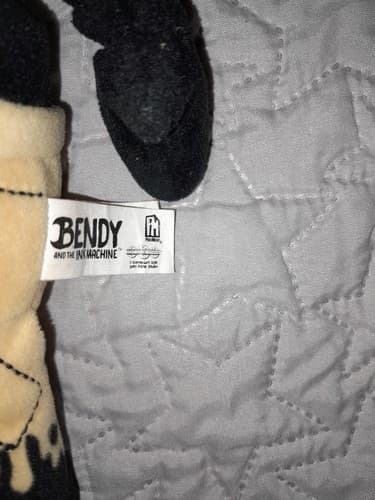 PhatMojo Bendy and the Ink Machine Collectible Plush Yellow Black 10.5" - Thumbnail 3
