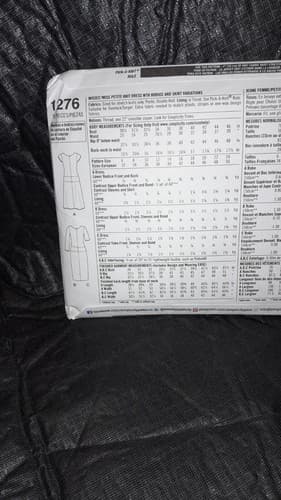 Simplicity 1276 Sizes 6 8 10 12 14 Mimi G Style Misses Knit Dress 2 Styles Uncut - Thumbnail 4