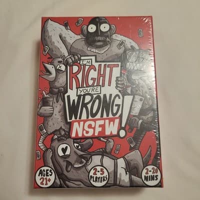 I’m Right You’re Wrong Card Game NSFW Edition Adult Party Game 2021 - Image 1