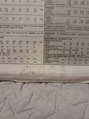 McCall's 3600 Misses' Petite Unlined Jacket Top Pants Skirt Pattern Sz 6 8 10 12 - Thumbnail 4