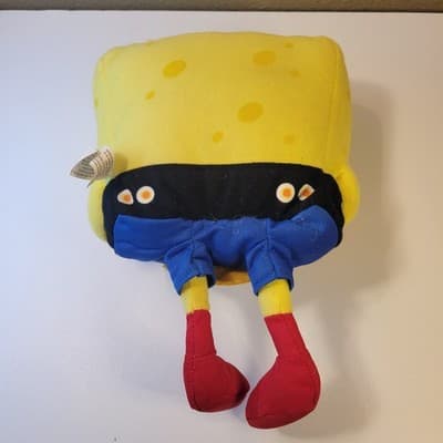 SpongeBob SquarePants 10" Plush Bikini Bottom Champion Boxing Gloves - Thumbnail 5