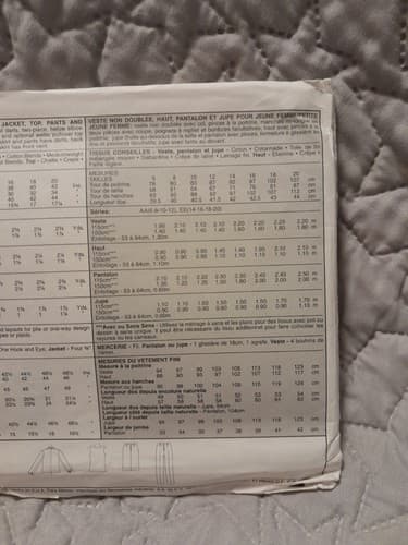 McCall's 3600 Misses' Petite Unlined Jacket Top Pants Skirt Pattern Sz 6 8 10 12 - Thumbnail 5