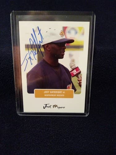 2004 Just Minors Prospects Joey Gathright #31 Rookie Auto Just Prospects 2004 - Image 1
