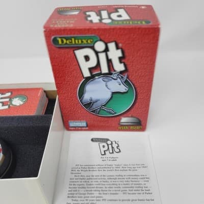WINNING MOVES Pit Deluxe Card Game Complete Set With Bell Trading Game - Thumbnail 5