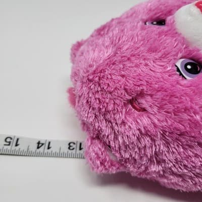 CARE BEARS Shine Bright Bear Plush 13in Pink 2006 TCFC Stuffed Animal - Thumbnail 11