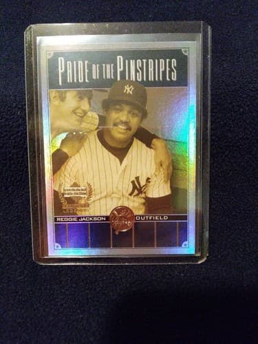 2000 Upper Deck Yankees Legends Pride of the Pinstripes # PP5 Reggie Jackson - Image 1