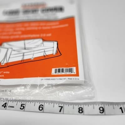 UHAUL Love Seat Cover Clear Plastic Slipcover Moving Storage 94x42 NEW - Thumbnail 7
