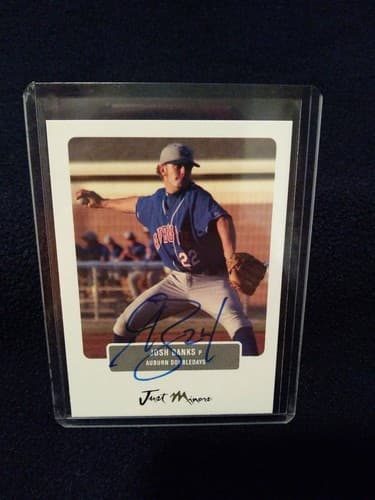 2004 Just Minors JOSH BANKS signed BLUE JAYS AUTO Autographed REDS ASTROS 7 - Image 1