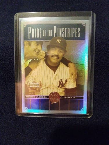 2000 Upper Deck Yankees Legends Pride of the Pinstripes # PP5 Reggie Jackson - Thumbnail 2