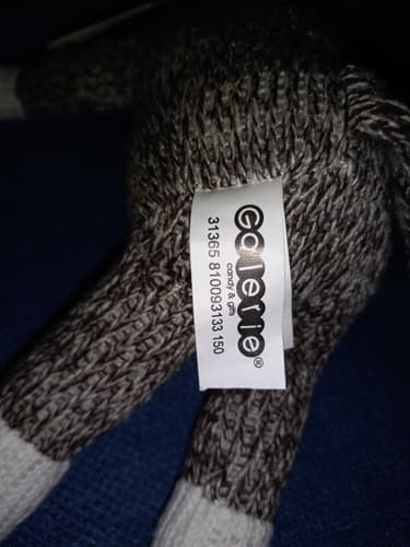 Sock Monkey Plush 11" With Reindeer Antlers Galerie Christmas NWT - Thumbnail 5