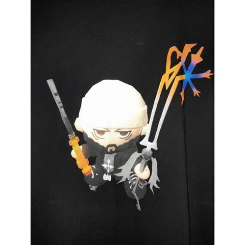 CoolTeez T-shirt Chibi Warrior Graphic Print XL Black Elementary Skool - Thumbnail 3