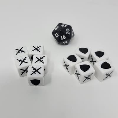 MTG dice lotArena of the Planeswalkers diceMagic the Gathering D20Combat dice - Thumbnail 2