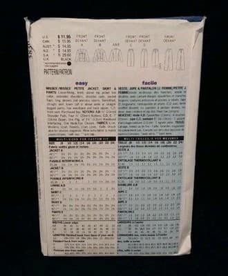 Butterick 5839 Womens Power Suit Jacket Skirt & Pants Pattern 14–18 Officecore - Thumbnail 2