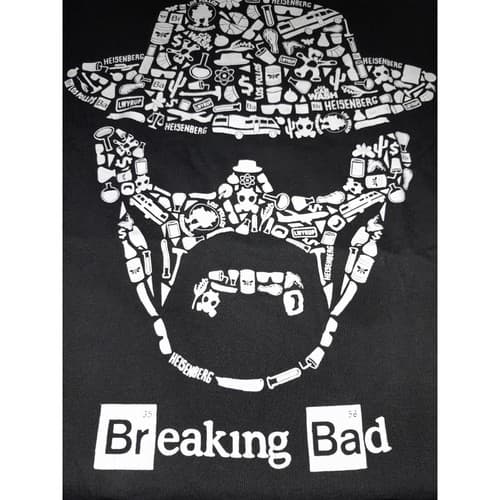Breaking Bad Walter White Graphic T-Shirt Men’s Size XL Black - Thumbnail 4