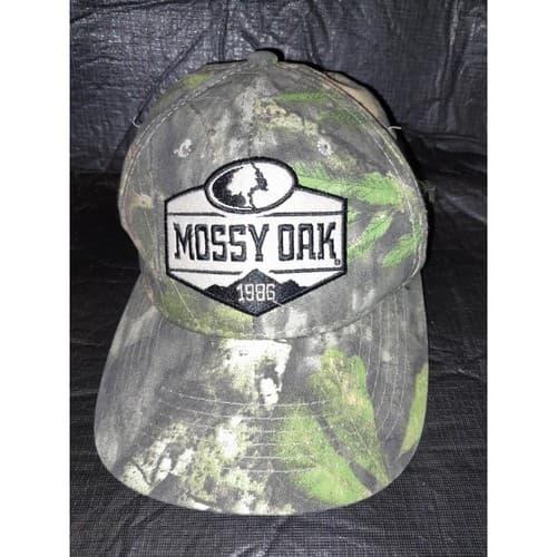Mossy Oak 1986 Camo Baseball Cap Adjustable Strapback Hunting Hat - Image 1