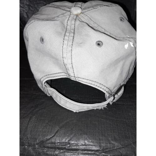 Iowa Hawkeyes Embroidered Baseball Cap Gray Adjustable Strapback Hat - Thumbnail 4