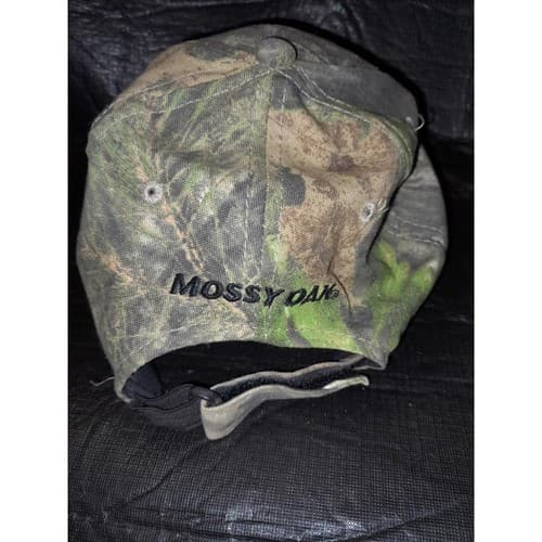 Mossy Oak 1986 Camo Baseball Cap Adjustable Strapback Hunting Hat - Thumbnail 3