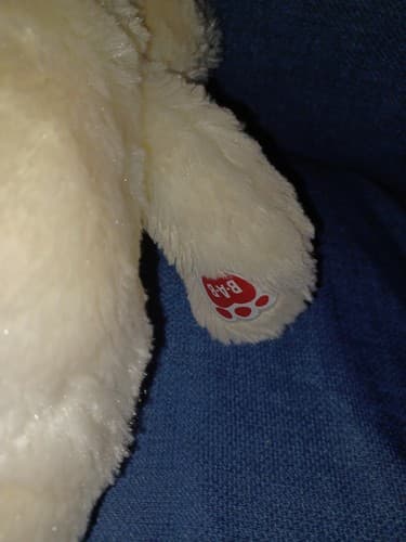 Happy Teddy Bear Cub Soft Cream Colored BABW Plush Build-A-Bear LIL COCONUT 15" - Thumbnail 3