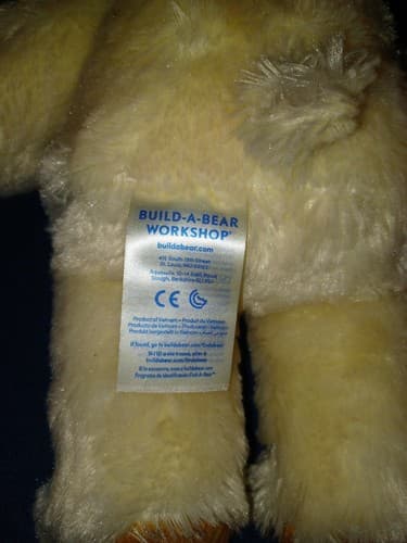 Happy Teddy Bear Cub Soft Cream Colored BABW Plush Build-A-Bear LIL COCONUT 15" - Thumbnail 4