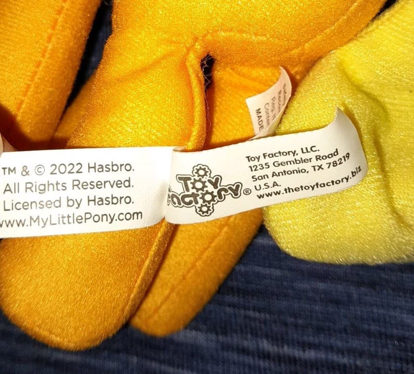 MLP Apple Jack My Little Pony 2022 Toy Factory 8" Soft Plush Toy Horse - Thumbnail 8