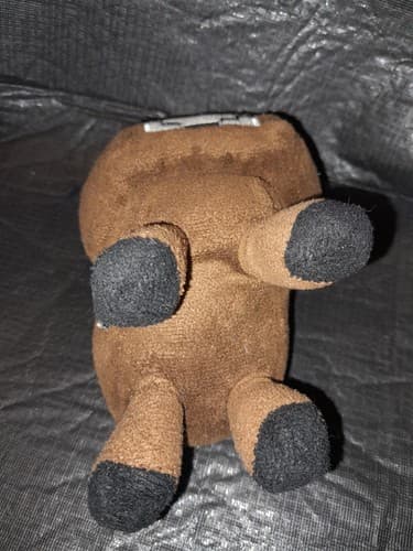 Minecraft Baby Cow Plush Brown Gray Mojang Stuffed Animal Jinx 5” 2014 - Thumbnail 6