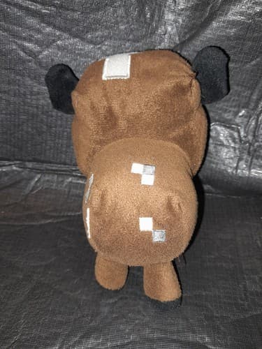 Minecraft Baby Cow Plush Brown Gray Mojang Stuffed Animal Jinx 5” 2014 - Thumbnail 5