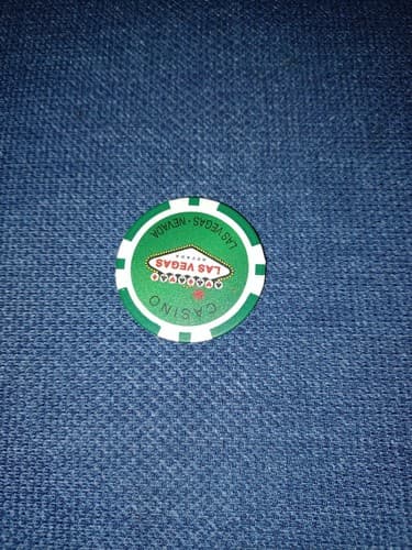 Poker Chip Las Vegas Sign 11.5 gram Clay Composite - Thumbnail 4
