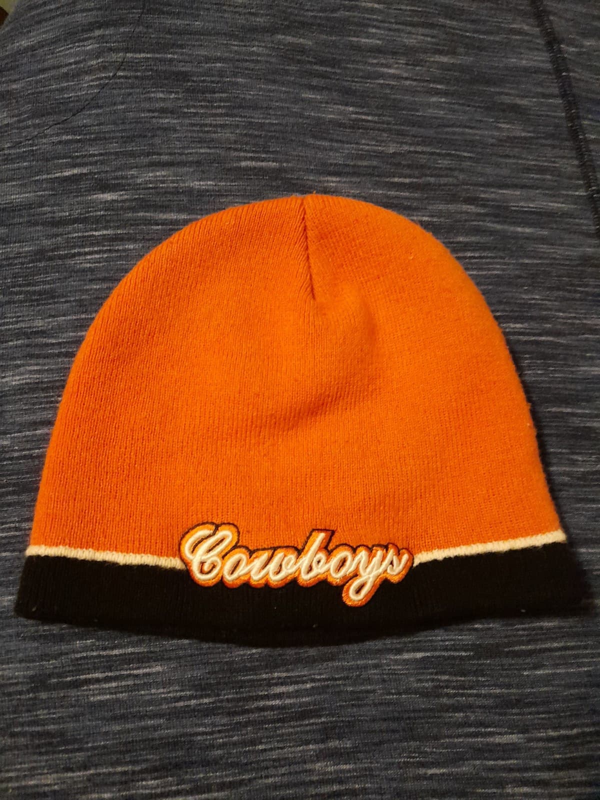 Oklahoma State Cowboys Embroidered Classic Cuffless Beanie Hat Cap Captivating - Image 1