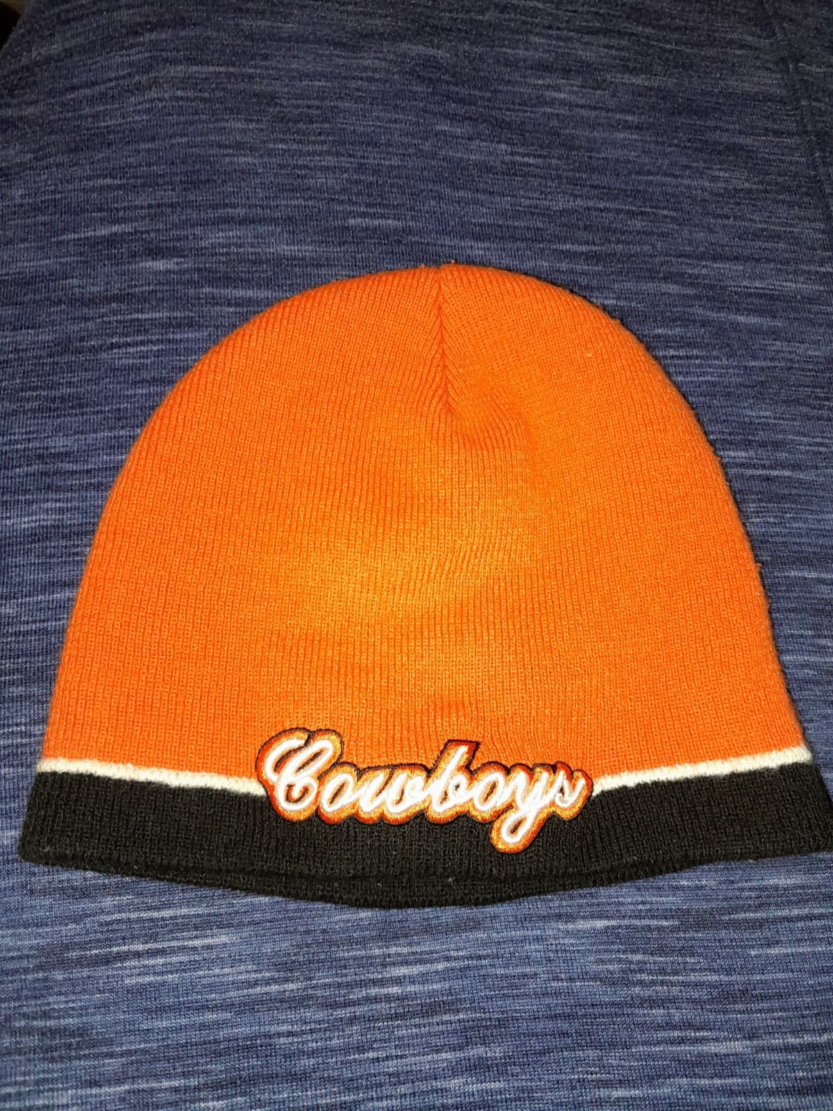 Oklahoma State Cowboys Embroidered Classic Cuffless Beanie Hat Cap Captivating - Thumbnail 3
