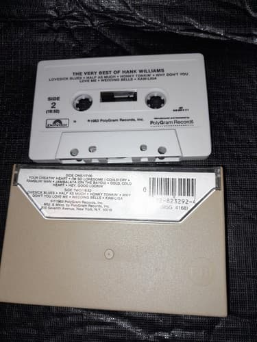 The Very Best of Hank Williams [Polygram] by Hank Williams (Cassette, Polydor) - Thumbnail 3