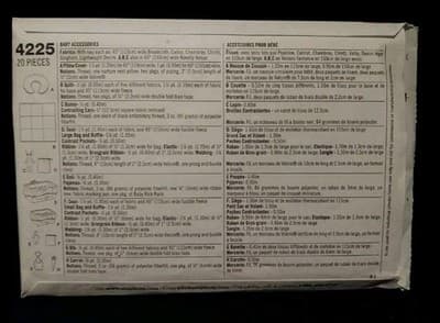 Simplicity 4225 Baby Essentials Pattern Handmade Nursery DIY Babycore Accessorie - Thumbnail 2