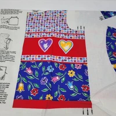 Fabric Traditions Simplicity Panel Place Child Vest Hat Panels End Bolt Lot - Thumbnail 5