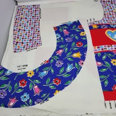 Fabric Traditions Simplicity Panel Place Child Vest Hat Panels End Bolt Lot - Thumbnail 10